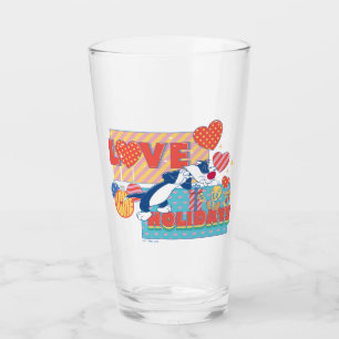LOONEY TUNES™   SYLVESTER™ & TWEETY™Love Holidays Glass