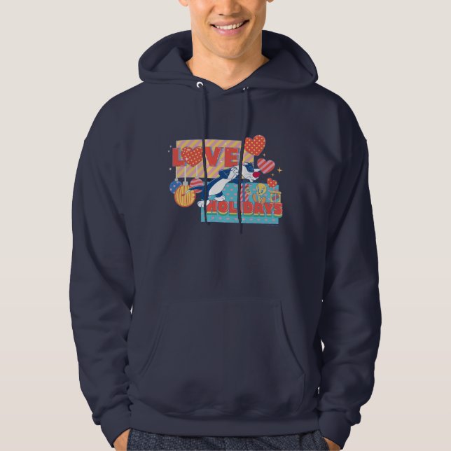 LOONEY TUNES™ | SYLVESTER™ & TWEETY™Love Holidays Hoodie (Front)