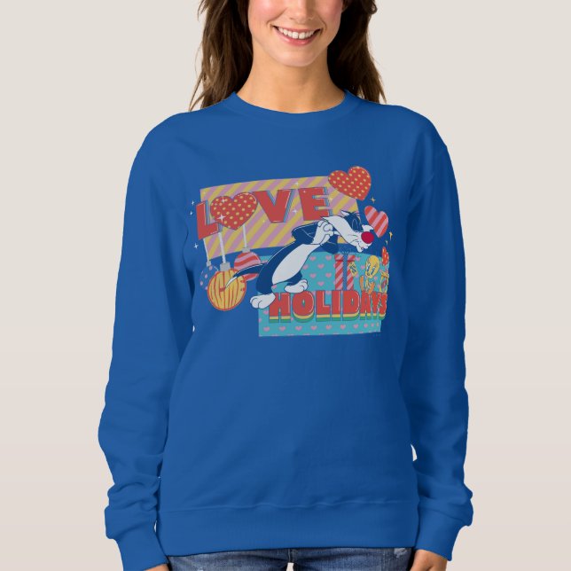 LOONEY TUNES™ | SYLVESTER™ & TWEETY™Love Holidays Sweatshirt (Front)