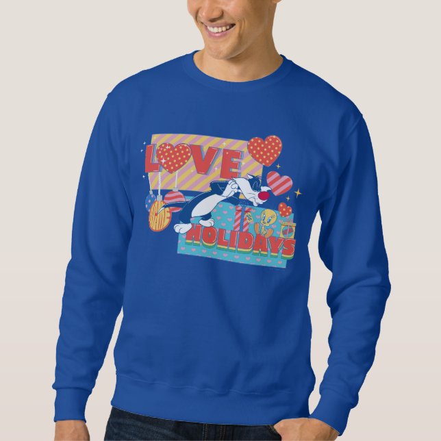 LOONEY TUNES™ | SYLVESTER™ & TWEETY™Love Holidays Sweatshirt (Front)