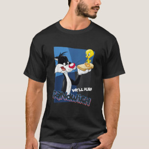 Looney Tunes Sylvester Tweety Sandwich T-Shirt