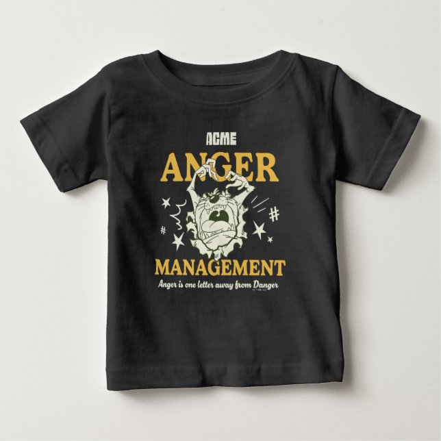 LOONEY TUNES™ |TAZ™ ACME Anger Management Baby T-Shirt (Front)