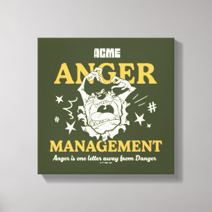 LOONEY TUNES™ TAZ™ ACME Anger Management Canvas Print