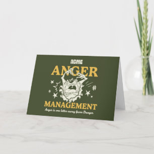 LOONEY TUNES™  TAZ™ ACME Anger Management Note Card