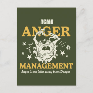 LOONEY TUNES™ |TAZ™ ACME Anger Management Postcard