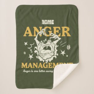 LOONEY TUNES™  TAZ™ ACME Anger Management Sherpa Blanket