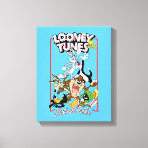 LOONEY TUNES™ "THAT'S ALL FOLKS!™" Group Stack Canvas Print