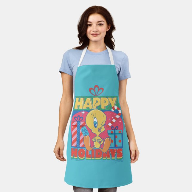 LOONEY TUNES™ | TWEETY™ Happy Holidays Apron (Worn)
