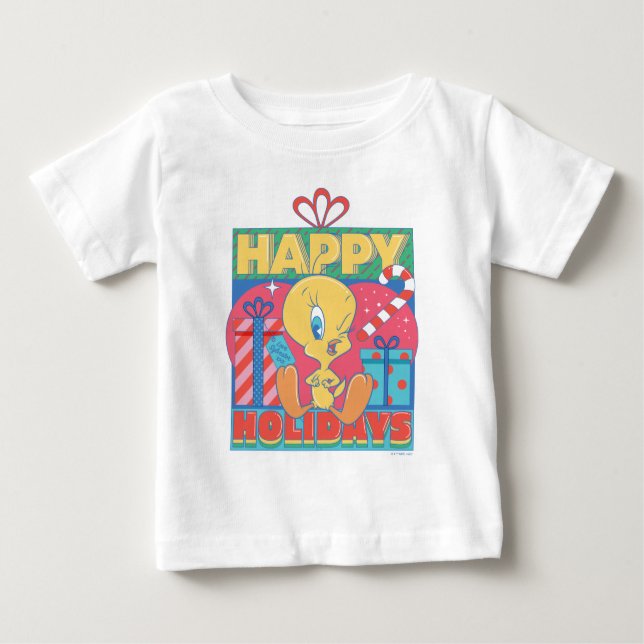 LOONEY TUNES™ | TWEETY™ Happy Holidays Baby T-Shirt (Front)