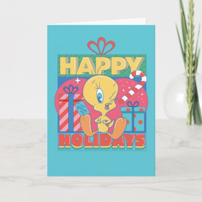 LOONEY TUNES™ | TWEETY™ Happy Holidays Card (Front)