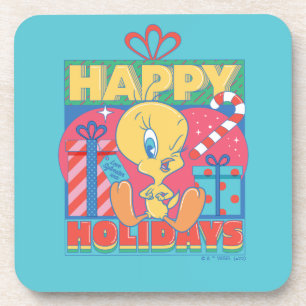 LOONEY TUNES™   TWEETY™ Happy Holidays Coaster