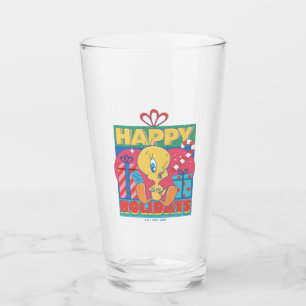 LOONEY TUNES™   TWEETY™ Happy Holidays Glass