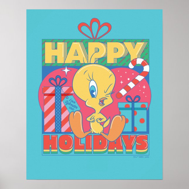 LOONEY TUNES™ | TWEETY™ Happy Holidays Poster (Front)