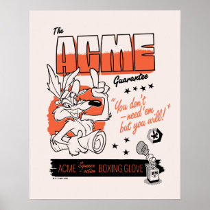 LOONEY TUNES™   WILE E. COYOTE™ ACME Boxing Glove Poster
