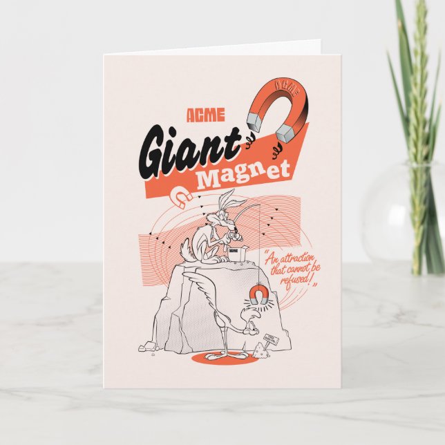 LOONEY TUNES™ | WILE E. COYOTE™ ACME Giant Magnet Card (Front)