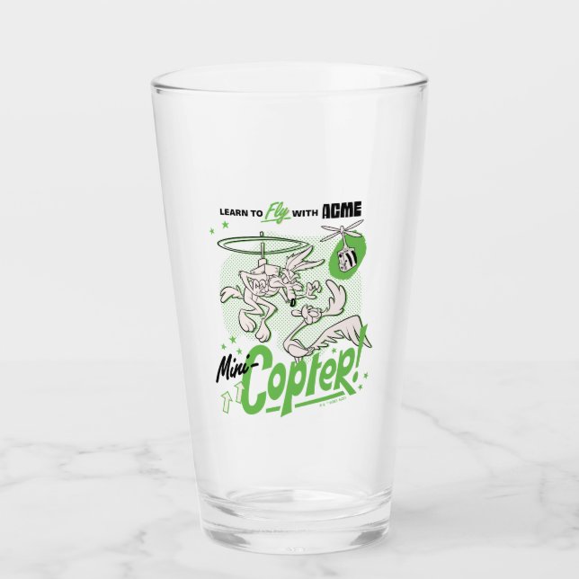 LOONEY TUNES™ | WILE E. COYOTE™ Acme Mini-Copter Glass (Front)