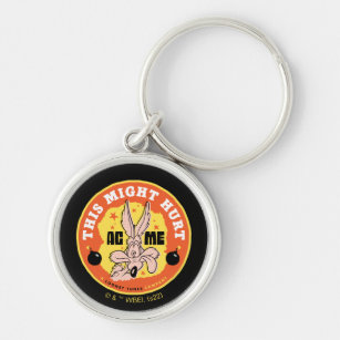 LOONEY TUNES™   WILE E. COYOTE™ This Might Hurt Key Ring