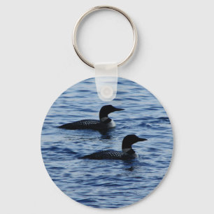 Loons in Maine Key Ring