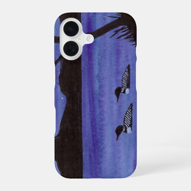 Loons iPhone 16 Case (Back)