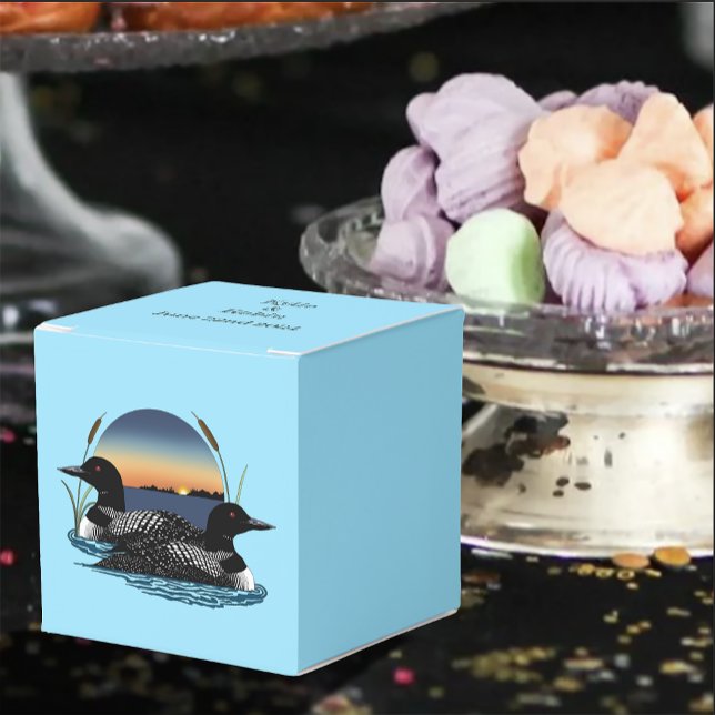 Loons Sunset Blue Favour Box (Creator Uploaded)