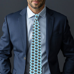 Loons Sunset Blue Tie