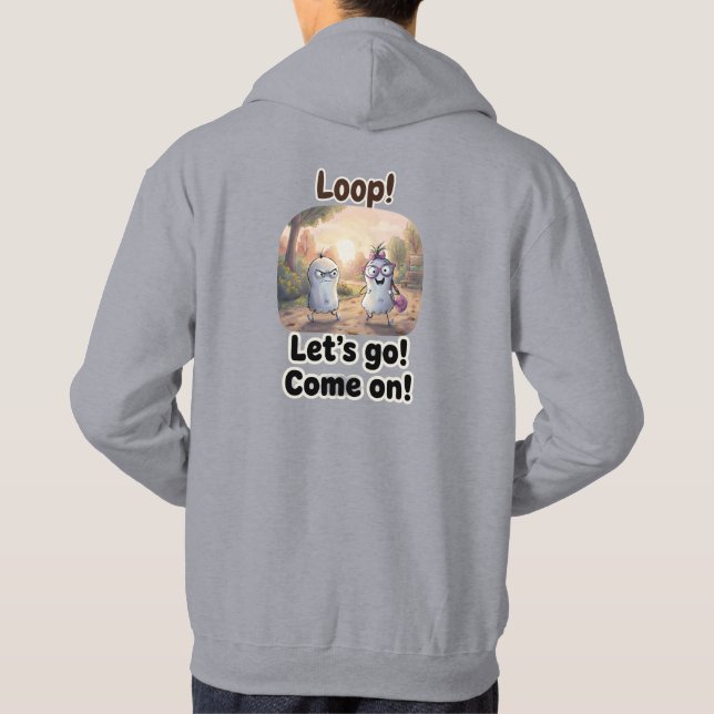 Loop & Girlfriend Aesthetic Sweatshirt (Back)