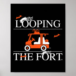 Looping The Fort Golf Cart Halloween Decor Bat