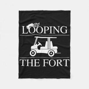 Looping The Wilderness Campground Fort Camping Lif Fleece Blanket
