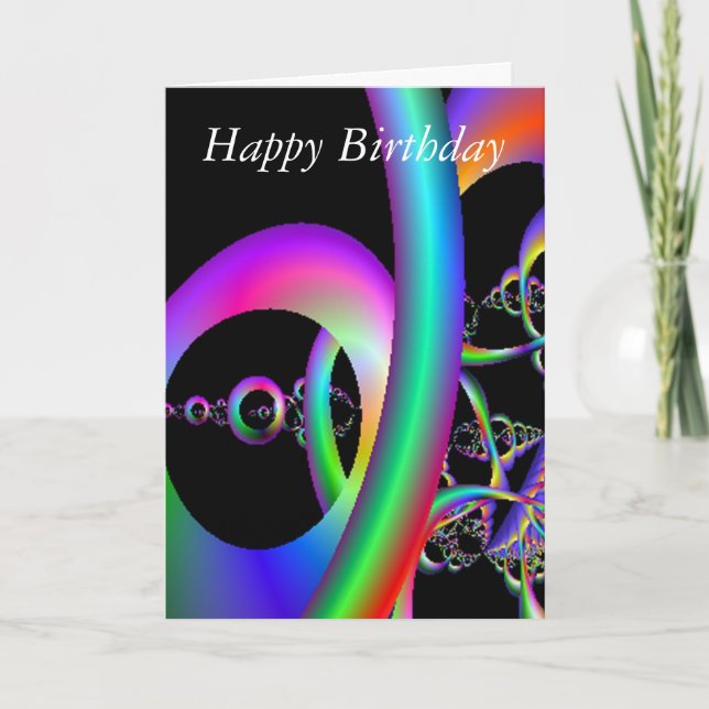 Loops Birthday Card (Front)