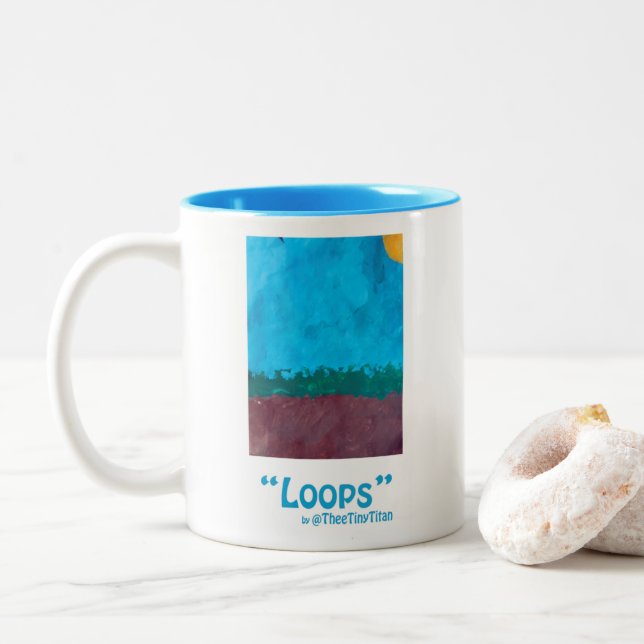 "Loops" Mug (With Donut)