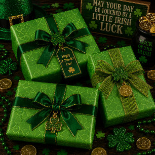 Loops of Limerick Wrapping Paper Sheet