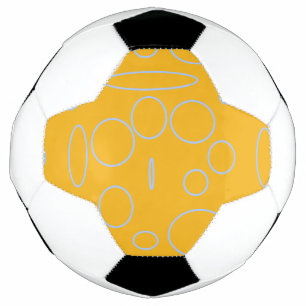 Loops on Orange Geometric Soccer Ball