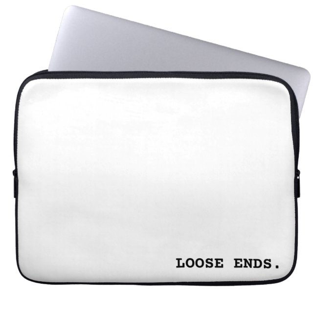 Loose Ends Professional Minimalist Laptop Sleeve (Front)