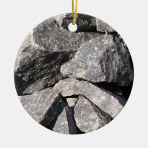 Loose Granite Rock Ceramic Tree Decoration