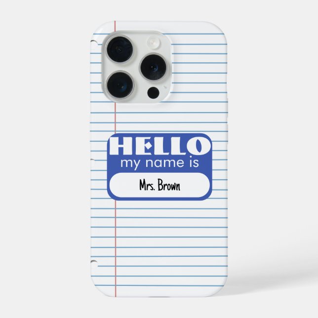 Loose leaf iPhone case (Back)