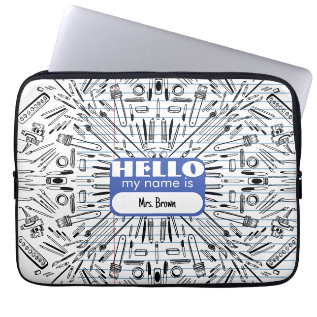 Loose leaf laptop sleeve (Front)