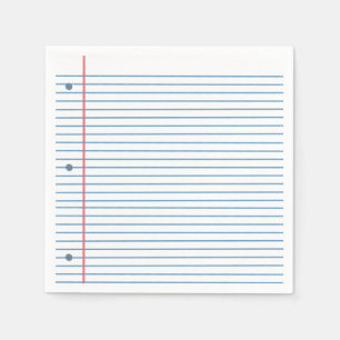 Loose Leaf Lunch Paper Napkin for Back to School