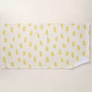 Loose Mark Butter Yellow Beach Towel