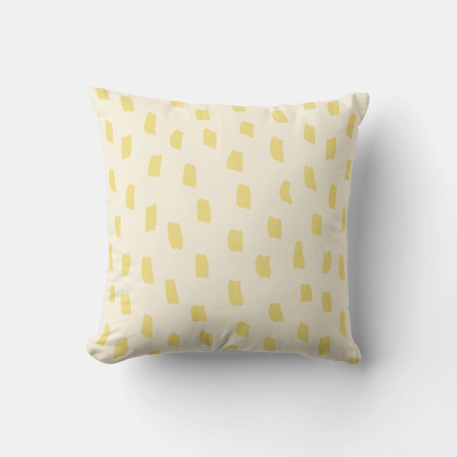 Loose Mark Butter Yellow Cushion (Front)