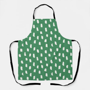 Loose Mark Leaf Green Apron