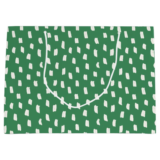 Loose Mark Leaf Green Large Gift Bag (Front)