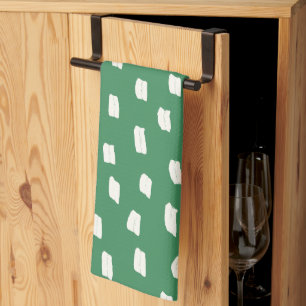 Loose Mark Leaf Green Tea Towel