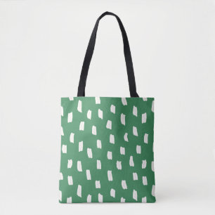 Loose Mark Leaf Green Tote Bag