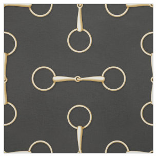 Loose Ring Snaffle Bit Equestrian (large scale) Fabric