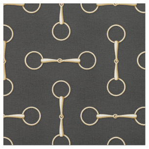 Loose Ring Snaffle Bit Equestrian (small scale) Fabric