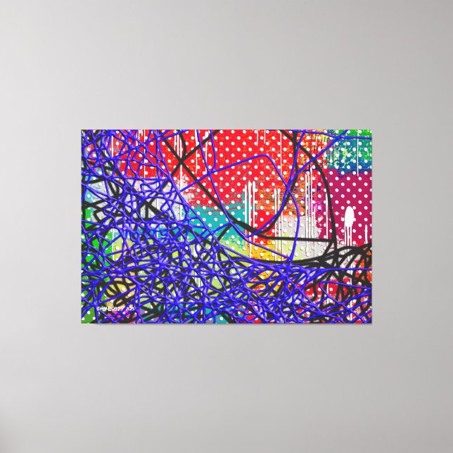    Loose Strings Canvas Print (Front)