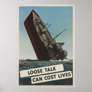 Loose Talk Can Cost L Poster