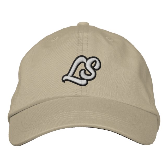 LooseSquares White Logo Dad hat (Front)