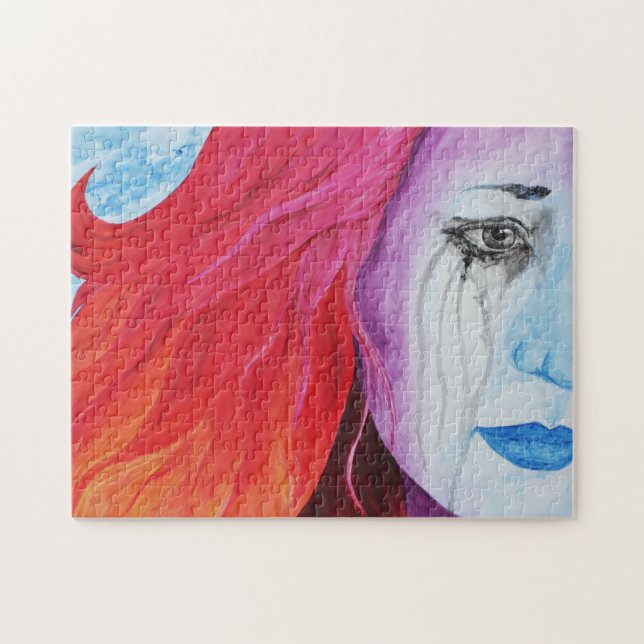 Loosing Colour Surreal Original Art Puzzle (Horizontal)