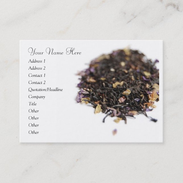 Loosleaf Tea Business Card (Front)
